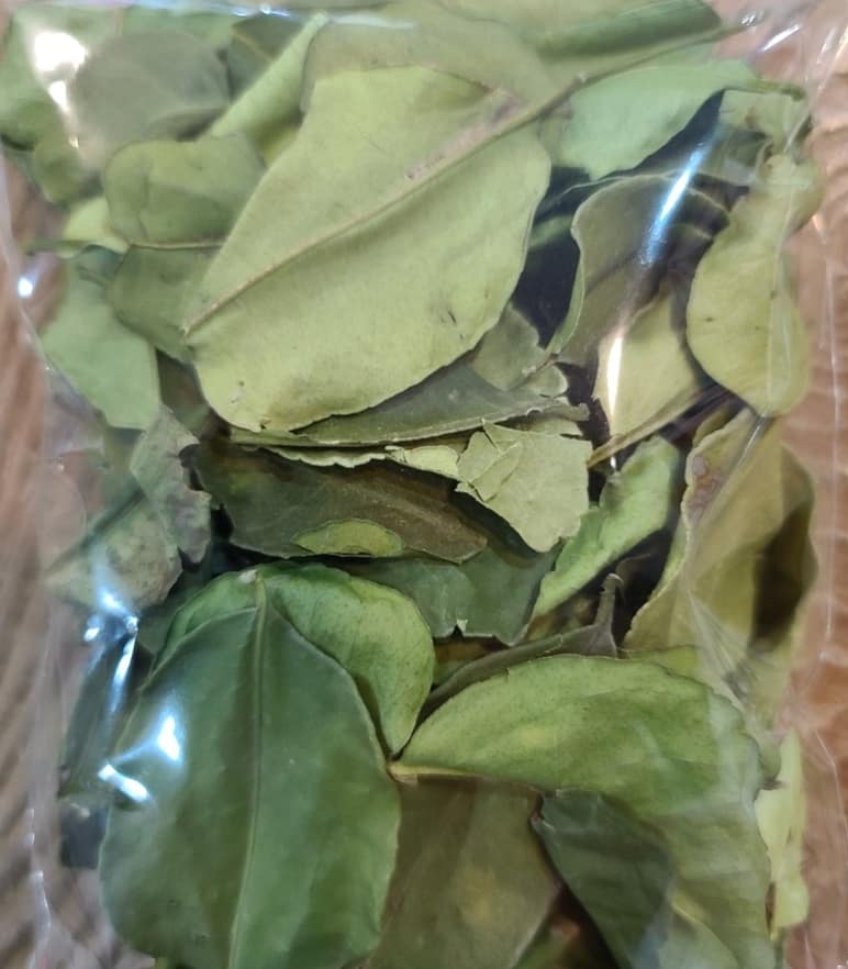 건조 라임잎 (dried lime leaf), 10g