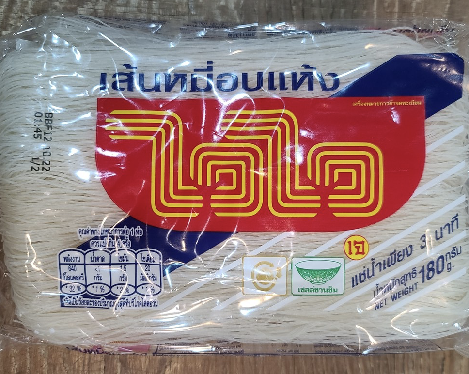 WAIWAI vermicelli noodles (와이와이 버미셀리 쌀국수), 180g